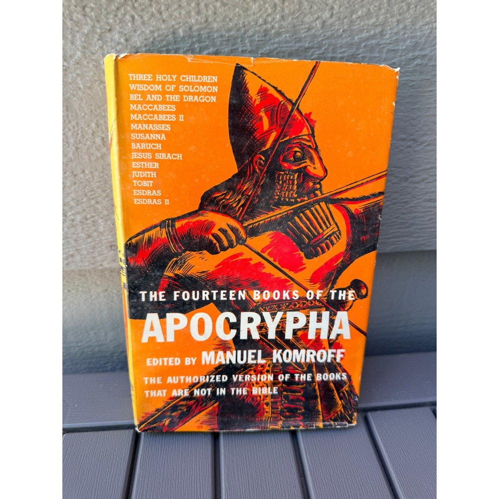 The Fourteen Books of the Apocrypha Manuel Komroff Tudor 1936 Hardcover
